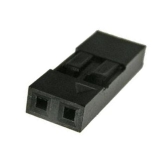 BLS-1X02 (L-KLS1-540A-1X02-H) розетка обж., БЕЗ контактов ( контакты 178228, 201995)/ шаг 2,54мм. / макс.допуст.ток: 3А., KLS