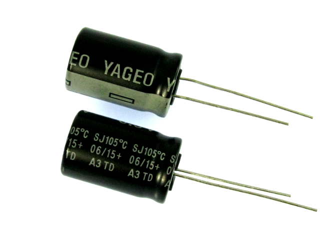 SJ-16-470 (SJ016M0470B3F-0815), 8*15/ 105°С/ 3000h/ low impedance, YAGEO