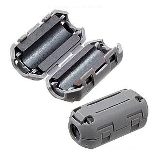 Фильтр на кабель ферритовый ZCAT1730-0730A серый, 30*15*16,6мм;  d входящего кабеля =7 мм., TDK