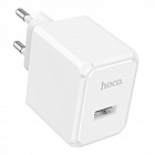 Зарядное устройство Hoco CS11A USB-A 2.1A 10.5Вт, без кабеля, белое, СЗУ/разъем USB-A/ ABS пластик+поликарбонат/75*41*32 мм /30 г, Hoco