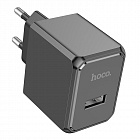 Зарядное устройство Hoco CS11A USB-A 2.1A 10.5Вт, без кабеля, черное, СЗУ/разъем USB-A/ ABS пластик+поликарбонат/75*41*32 мм /30 г, Hoco