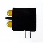 L-934FN/2YD / L-7104FN/2YD, Светодиодный модуль 2LEDх3мм/желтый, KB