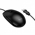 Мышь проводная HOCO GM50 League, USB, черная, 116*62,5*37,5мм/вес: 66г/3 кнопки/ DPI: 1000 , Китай