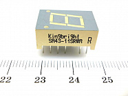 SA43-11SRWA, Одноразрядный  цифровой дисплей , Kingbright