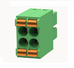 Зажим 15EDGKNH-3.5-04P-14-00AH, разъемный клеммный блок, 4 контакта, Degson