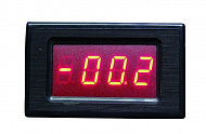 PM436 Измерительная панель вольтметр,  [=0...200мВ.] [пит.:4,5-5,5В.] [79*43*17мм.] [красн.подсвет.], S-Line