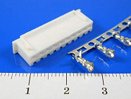 CHU-10 (XH 10F)(L-KLS1-2.50-10-H) розетка кабельная, с контактами 2.5мм, закрытая, KLS