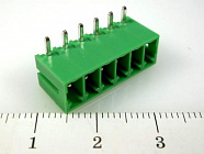 Зажим 15EDGRC-3.5-06P-14-00AH, разъемный клеммный блок на плату, 6 контактов.  , Degson