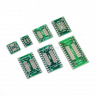 Набор плат переходников PCB35 SMD to DIP  (35шт.), (7 типов плат по 5шт.)(FUT-SOT23), Китай
