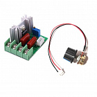 Регулятор скорости AC двигателя 2000W (SCR 2000W),  с проводом (2237), Китай