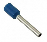 Наконечник DN01012(LT10012) синий, торцевой трубчатый, с изоляцией, 1,4x12mm; сеч. пров.: 1,0 мм2 (17 AWG) , Китай