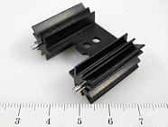 Радиатор SK35-25 (V7477W), TO220/SOT32,  25.4/34.9мм, AWSW