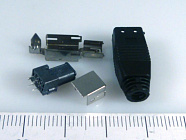 miniUSB A -SP вилка, 4 контакта, (USBA/Mini-SP 4 контакта), Китай