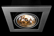 Светильник карданный встраиваемый  Arte Lamp CARDANI PICCOLO A5930PL-1SI, 14.5*14.5*0.6 см, IP23, патрон  G5.3 , Arte Lamp