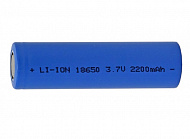 Аккумулятор  LiIo 3.7V 2200mAh 18650-2200, [3,7В][2200мАч][64,5*18,2мм][ цилиндр.], BPI