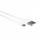 Дата-кабель More Choice K14m USB 2.0А - microUSB, TPE, 2м, белый, 2A, More Choice