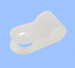 Фиксатор-держатель кабеля под винт UC-0.5 (KLS8-0402-UC-0.5),  (ACC-1.5), Хомут для кабеля под винт 4.8мм, KLS