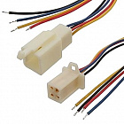 Межплатный кабель питания 1009 AWG24  4x2.8 5mm L=300mm RBYB, сечение провода 0.205 мм2, длина провода 300 мм  , Китай