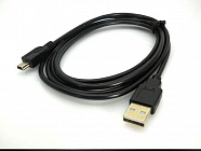 Шнур miniUSB-B M 5p USB-A M 1.8m black , Китай