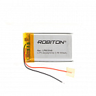 Аккумулятор  Li-Po 3.7V  900mAh LP603048, [3,7В] [900мАч] [48*30*6мм][плоский/с проводом][с защитной платой], Robiton