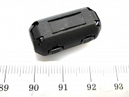 Фильтр на кабель ферритовый ZCAT1325-0530A-BK черный, 25*11,2*12,8мм; d входящего кабеля =3..5 мм, Китай