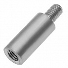 Стойка PCSN-10 (H-C1000-1600-5-03-1N1W) круглая, 10mm, М3, латунь никелированная, крепеж, CONNFLY