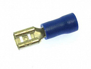 Наконечник кабельный FDD2-187(5) синий, ножевой (гнездо), с изоляцией, 0.5х4.75мм, сеч. пров. 1.5-2.5мм2 , YCD