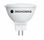 Лампа светодиодная GU5.3 5Вт JCDR 230В 3000K 330 лм, матовое стекло, теплый белый / GU5.3/  Eco LED5wJCDRC30 fr