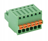 Зажим 15EDGKD-2.5-06P-14-00AH, разъемный клеммный блок, 6 контактов, Degson