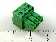 Зажим 15EDGK-3.5-03P-14-00AH, разъемный клеммный блок, 3 контакта , Degson