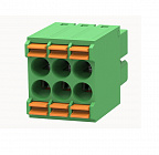 Зажим 15EDGKNH-3.5-06P-14-00ZH, разъемный клеммный блок, 6 контактов, Degson