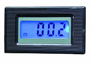 PM435 Измерительная панель вольтметр,  [=0...200мВ.] [пит.:8-12В.] [79*43*17мм.] [голуб.подсвет.], S-Line