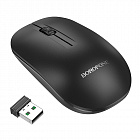 Мышь беспроводная Borofone BG14 Planet 2.4G, черная, Bluetooth/ 1000dpi/ 102*59*31.5 мм/ 38г, Borofone