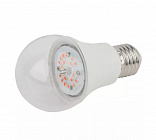 Фитолампа для растений ЭРА FITO-12W-RB-E27-K, светодиодная , прозрачная колба/ красно-синий спектр/12Вт/ Е27 , ЭРА