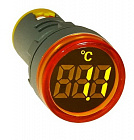 Термометр LED-3  DMS-242,  - 20…+199 °С, в корпусе, желтый,  [ - 20…+199 °С][2 МОм][разъём: клеммы винтовые][дисплей 29,5мм], Китай