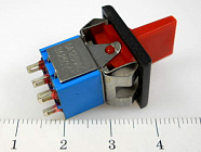 SWRS-223-F1, тумблер (ON)-OFF-(ON)/ 12,2*16,2mm/ 250B/ 3A , Jietong