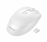 Мышь беспроводная Borofone BG7 Business 2.4G Platinum, белая, Bluetooth/ кнопка 4D/ 1200-1600dpi/ 108*61*39 мм/ 60г, Borofone