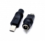 Переходник питания для ноутбуков DC 5. 5*2.1 - ASUS квадрат,  (110419)
