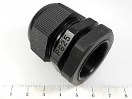 КАБЕЛЬ  ВВОД PG25 (15-20) черный,  IP68,  диам.отв.под кабел.ввод 30мм. / резьба PG25 / диам.каб. от 15 до 21мм. / IP54, Китай