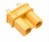 Разъем XT30UPB-F30.G.Y силовой (розетка), 2pin  15A, Amass (Китай)