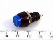 Кнопка PSW-4016B БФЧС без фиксации, синяя,  , Jietong