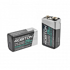 Аккумулятор 6F22 ROBITON RTU270MH-bulk 'Крона', 1000 циклов заряд/разряд, без эффекта памяти, Robiton