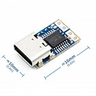 Модуль быстрой зарядки USB PDC004 12В на микросхеме IP2721, Вход USB-C (M)  (KZY004P-2), Китай