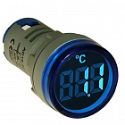 Термометр LED-3  DMS-244,  - 20…+199 °С, в корпусе, синий,  [ - 20…+199 °С][2 МОм][разъём: клеммы винтовые][дисплей 29,5мм], Китай