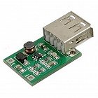 Преобразователь DC-DC повышающий, с USB, 0.9-5В/5В,  Вход: 0,9 - 5 В. Выход: 5В. (EM-834)(HW-105), Китай