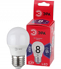 Лампа светодиодная E27 ЭРА RED LINE LED P45-8W-865-E27 R 8Вт шар , холодный дневной свет/ E27/ Б0045359, ЭРА