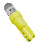 Автолампа 12V W1.2W W2x4.6d бесцокольная Round Yellow  (ME-0415Y) светодиодная, MEGA ELECTRIC