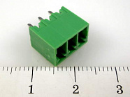 Зажим 15EDGVC-3.5-03P-14-00AH, разъемный клеммный блок на плату, 3 контакта, Degson
