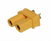 Разъем XT30U-F.G.Y силовой (розетка), 2pin  15A, Amass (Китай)