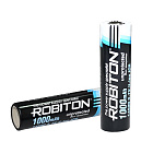 Аккумулятор  LiIo 3.7V 1000mAh 14500 (АА) без защиты, [3,7В] [1000мАч] [15х55мм][с плоским контактом][без эффекта памяти], Robiton